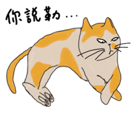 Mia the cat sticker #14559880