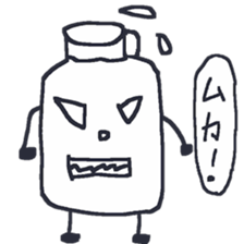 Pure white milk-kun sticker #14560257