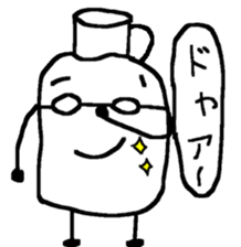 Pure white milk-kun sticker #14560266