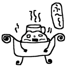 Pure white milk-kun sticker #14560267