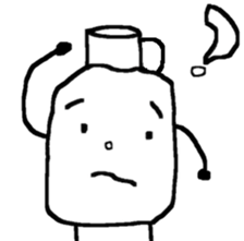 Pure white milk-kun sticker #14560268