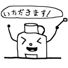 Pure white milk-kun sticker #14560270