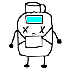 Pure white milk-kun sticker #14560272