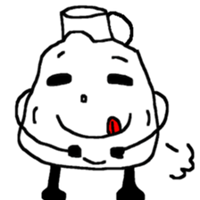 Pure white milk-kun sticker #14560279