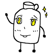 Pure white milk-kun sticker #14560288