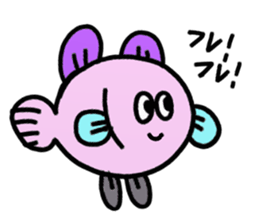 colorful fishfish sticker #14561207