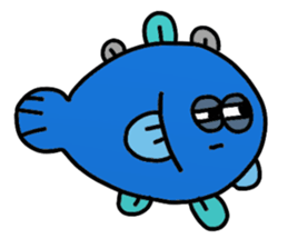 colorful fishfish sticker #14561233
