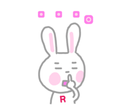 Rie Rabbit Sticker sticker #14561702