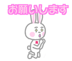 Rie Rabbit Sticker sticker #14561711