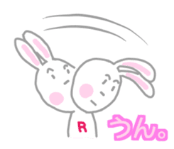 Rie Rabbit Sticker sticker #14561719