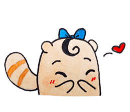 Yeon and Rakun sticker #14562142