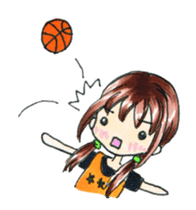 Jumping Girls! Basketball team! sticker #14562361