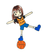 Jumping Girls! Basketball team! sticker #14562394