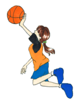 Jumping Girls! Basketball team! sticker #14562397