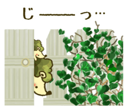 Fluffy gentle hedgehog sticker #14562910