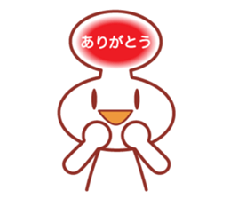 Balloon man of happy life Sticker. sticker #14563364