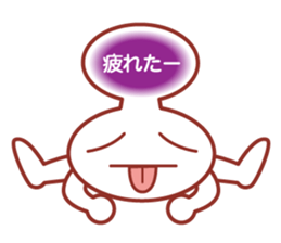 Balloon man of happy life Sticker. sticker #14563369