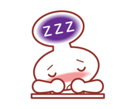 Balloon man of happy life Sticker. sticker #14563372