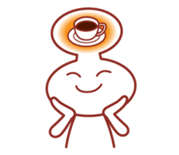 Balloon man of happy life Sticker. sticker #14563379