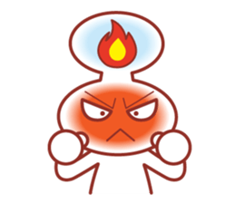 Balloon man of happy life Sticker. sticker #14563380