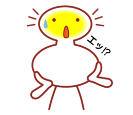 Balloon man of happy life Sticker. sticker #14563385