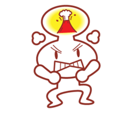Balloon man of happy life Sticker. sticker #14563391