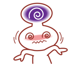 Balloon man of happy life Sticker. sticker #14563394