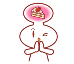 Balloon man of happy life Sticker. sticker #14563396