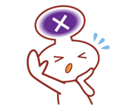 Balloon man of happy life Sticker. sticker #14563397