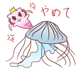 Mermaid Cat and Sea Friends sticker #14564588