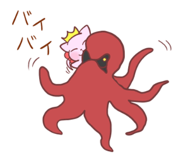 Mermaid Cat and Sea Friends sticker #14564594