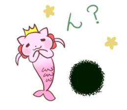 Mermaid Cat and Sea Friends sticker #14564602