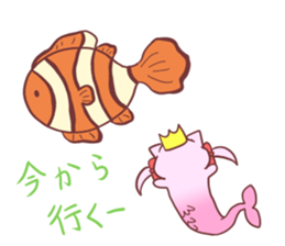 Mermaid Cat and Sea Friends sticker #14564611