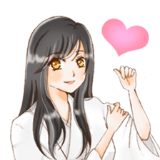 Rin of the person of calligraphy 3 sticker #14565298