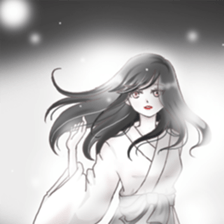 Rin of the person of calligraphy 3 sticker #14565308