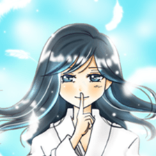 Rin of the person of calligraphy 3 sticker #14565310