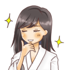 Rin of the person of calligraphy 3 sticker #14565315