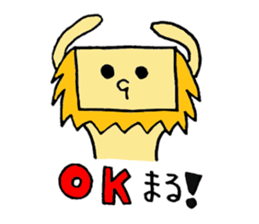 Shimohige Lion 2 sticker #14566982