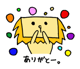 Shimohige Lion 2 sticker #14566985