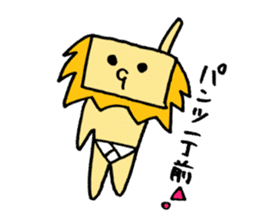 Shimohige Lion 2 sticker #14566996