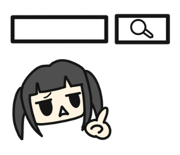 A very small girl sticker #14567040