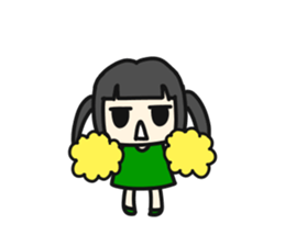 A very small girl sticker #14567065