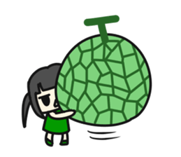 A very small girl sticker #14567066