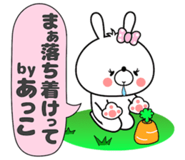 Bunny Sticker Akko sticker #14567324
