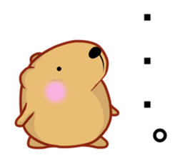 Kyapibara Ibaraki dialect sticker #14568505