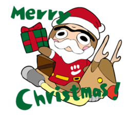 Shibuzarun -the Onsen monkey- greeting sticker #14568819