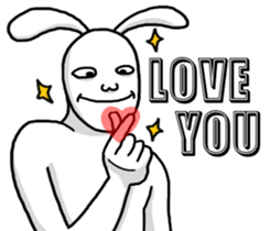 Rabbit noisy 2.0 sticker #14568851