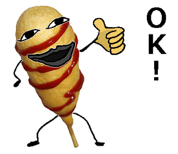 American hotdog man! sticker #14569653