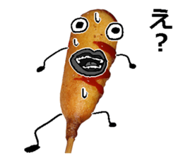 American hotdog man! sticker #14569654