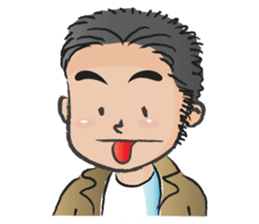 kind man sticker #14569691